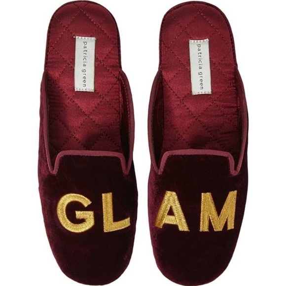 Patricia Green Shoes - LIKE NEW Patricia Green 'Glam' Embroidered Scuff Slipper (Women)